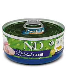 Farmina N&D Natural Lamb Grain Free Wet Cat Food 70g Cat Food