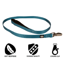 Duvo - Explor North Leash Nylon Petrol (S-M/L/XL) Leashes & Collars