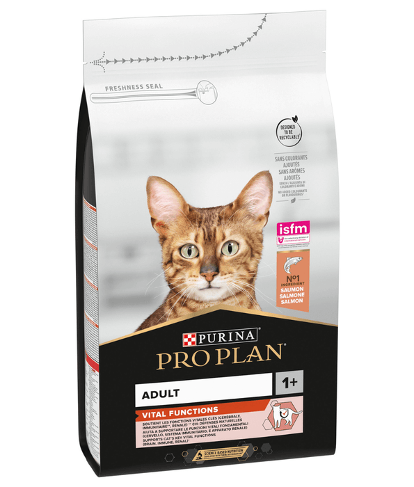 Purina Pro Plan Adult Vital Functions Everyday Dry Cat Food with Salmon 1.5kg Cat Food