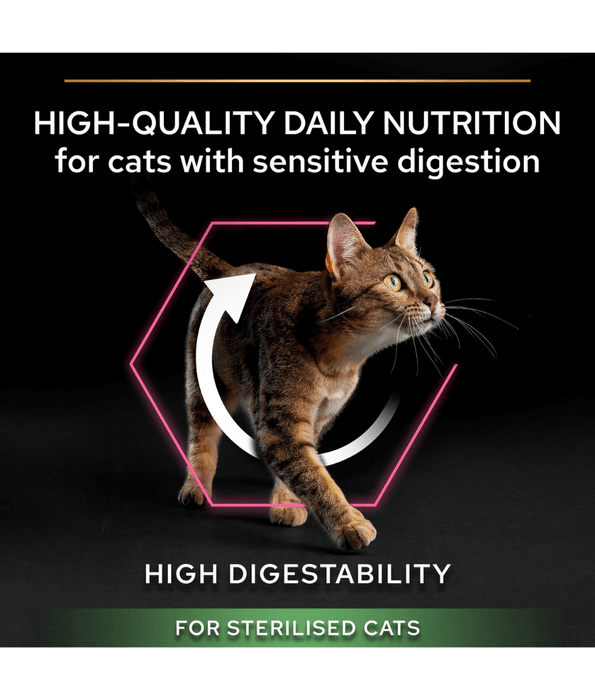 Purina Pro Plan Sterilised Adult Delicate Digestion Dry Cat Food with Chicken 1.5-10 Kg Cat Food