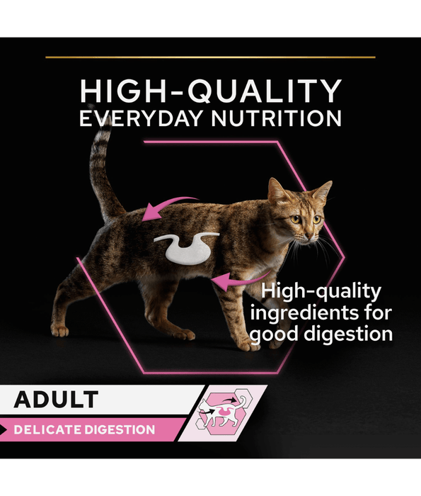 Purina Pro Plan Delicate Digestion Wet Cat Food, Turkey in Gravy, 85g Cat Food