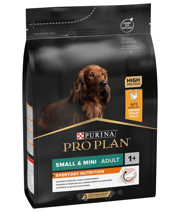 Purina Pro Plan Everyday Nutrition Small and Mini Adult, Dry Dog food with Chicken 3kg Dog Food