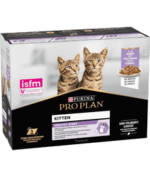 Purina Pro Plan Kitten, Wet Cat Food, Turkey in Gravy 85gx10 Cat Food