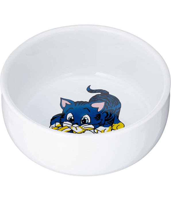 Trixie - Ceramic Bowl with Cat Motif 0.3L