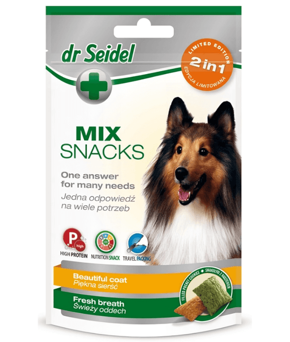 Dr Seidel Snacks Mix 2in1 Beautiful Coat & Fresh Breath 90g