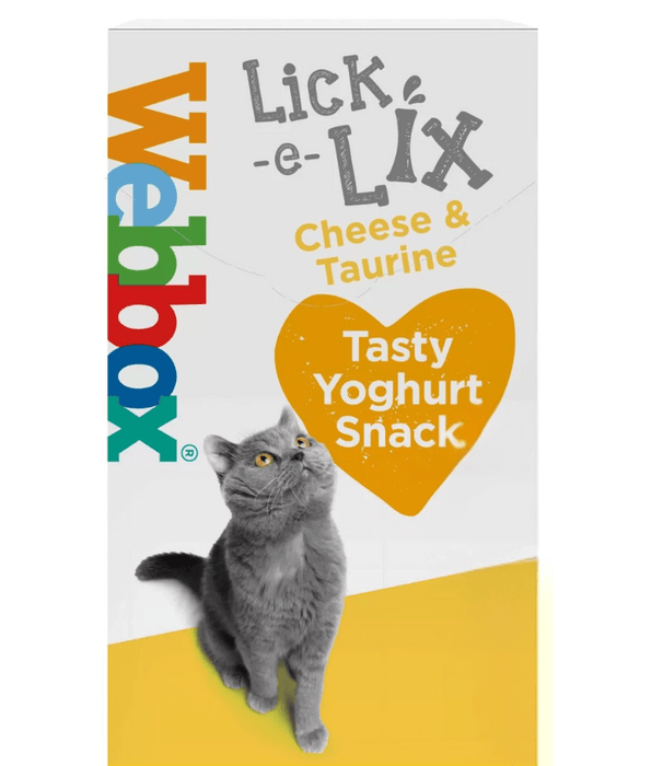 Webbox - Lick-e-Lix Cheese & Taurine Cat Treats 5 Sachets