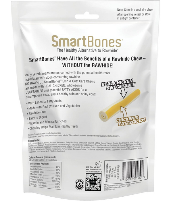 Smart Bones Smart Bones - Skin & Coat 16 Sticks