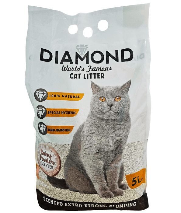 Diamond Litter Diamond- Cat Litter Baby Powder Scented 5L