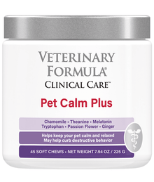 Veterinary Formula Solutions - Pet Calm Plus Supplement 45 Soft Chews Vitamins & Supplements