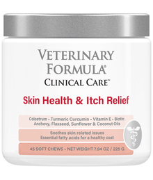 Veterinary Formula Solutions - Skin Health & Itch Relief Supplement 30 Soft Chews Vitamins & Supplements