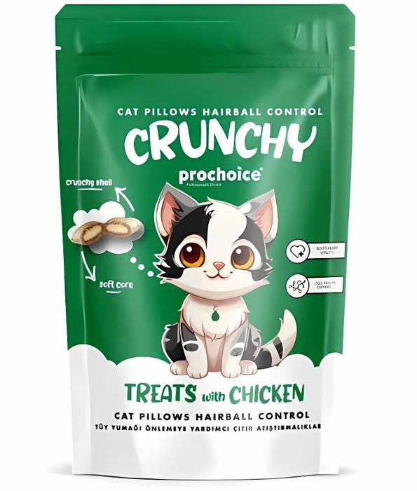 Prochoice - Crunchy Hairball Control Cat Treats With Chicken 60g