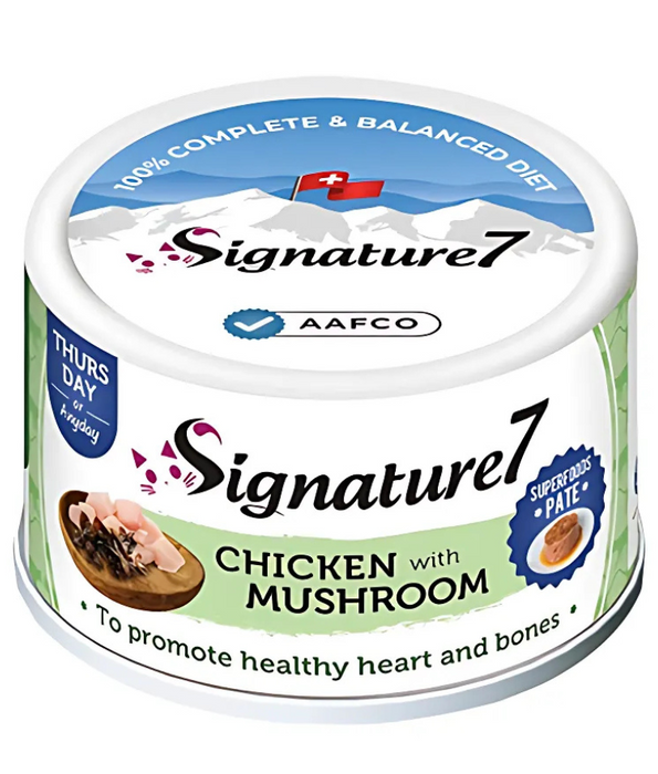 Signature7 Cat Superfoods Pate Thursday Chicken with Mushroom 80g