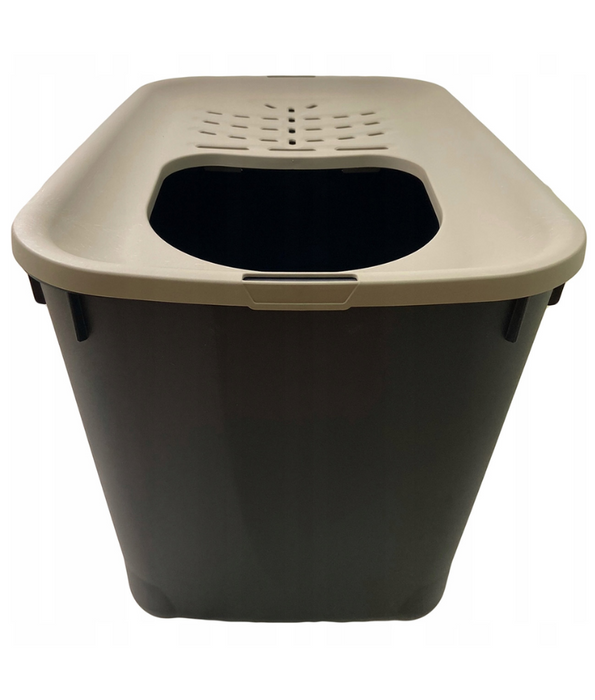 MP Bergamo - Micia Top-Entry Litter Box Taupe L58xW38xH39cm