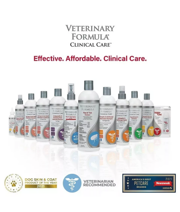 Veterinary Formula Flea & Tick Shampoo For Pets 473 ml