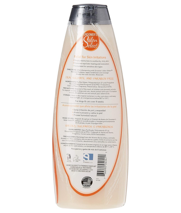 Synergy Lab - Groomer’s Salon Select Oatmeal Itch Relief Conditioner 544 ml