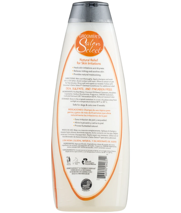 Synergy Labs - Groomer's Salon Select Oatmeal Itch Relief Shampoo 544 ml