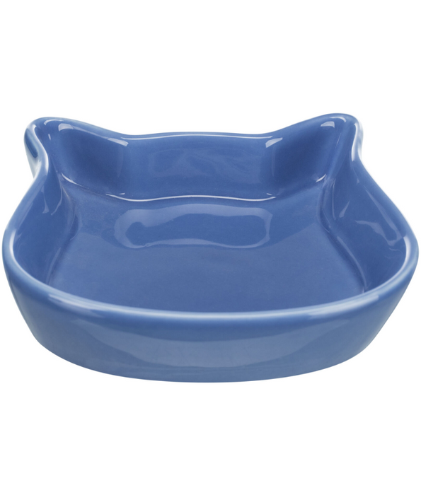 Trixie - Ceramic Cat Bowl – Cat-Shaped Design 0.25L / 12cm