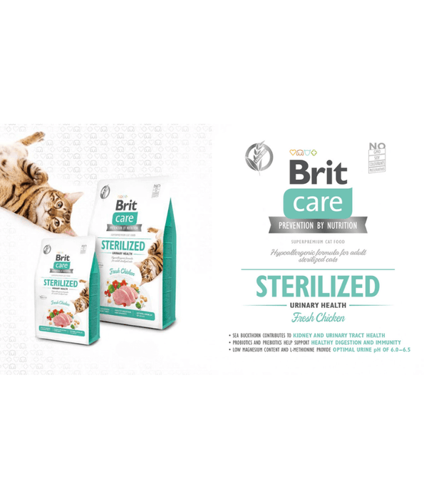 Brit Care Brit Care - Cat Grain-Free Sterilized Urinary Health 2kg