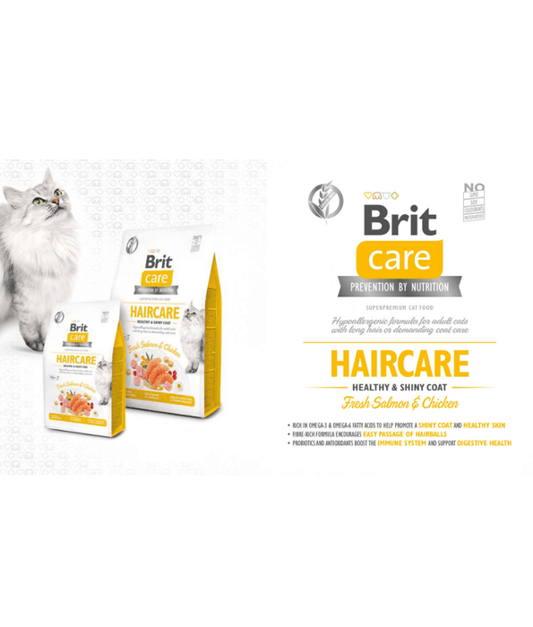 Brit Care Brit Care - Cat Grain-Free Haircare Healthy And Shiny Coat 2kg