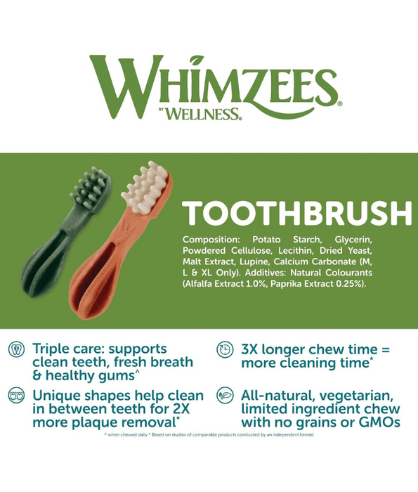 Whimzees - Dental Treats Tooth Brush