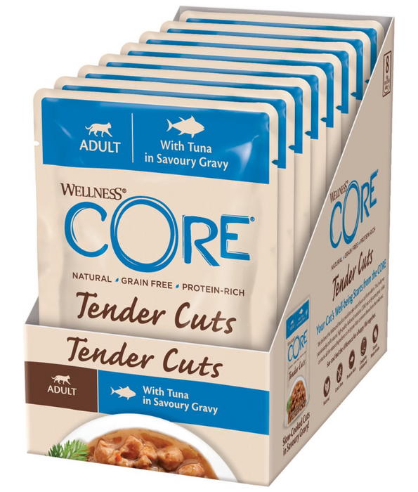 Wellness CORE Tender Cuts Tuna in Savory Gravy 85g