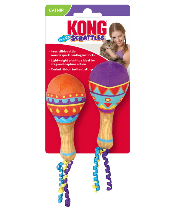 Kong - Scrattles Acoustix 2 pk