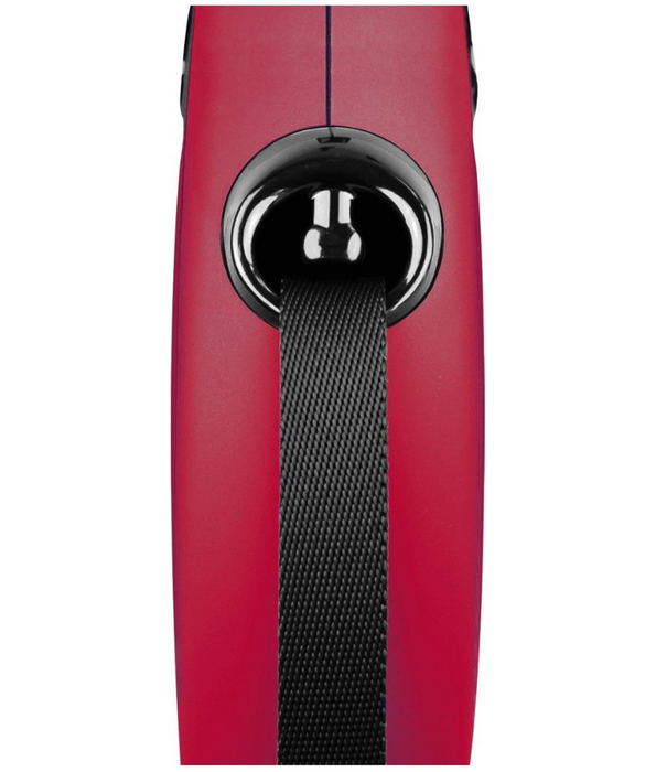 Flexi Classic Tape Dog Lead Retractable Leash 5m Red