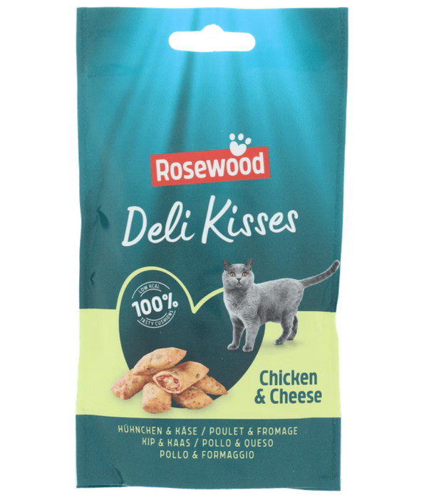 Pet Unlimited - Rosewood Deli Kisses Chicken & Catnip 60g