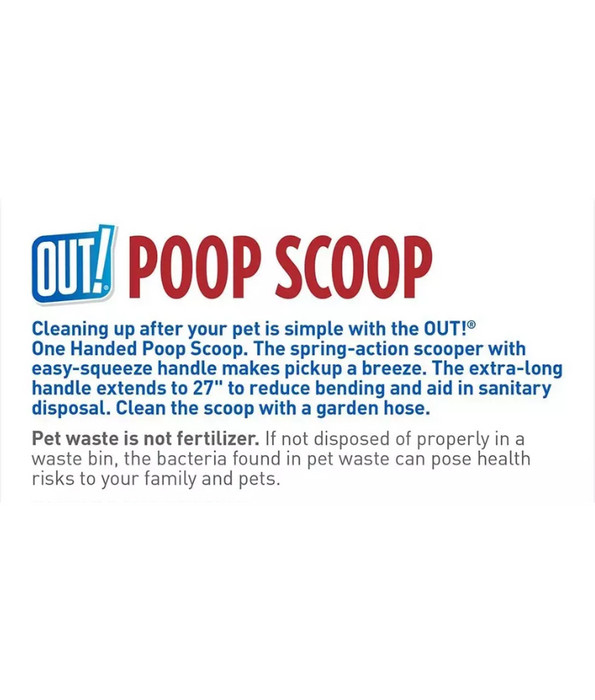 OUT! - One-handed Poop Scoop 45Lb