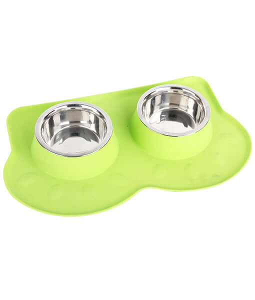 Double clearance pet feeder