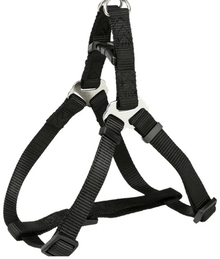 Trixie Premium One Touch Black Harness For Dogs Leashes & Collars