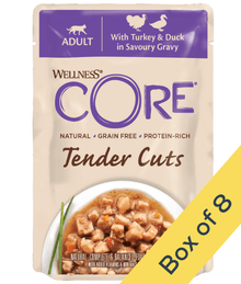 Wellness CORE Tender Cuts Turkey & Duck in Savory Gravy 85g Cat Food