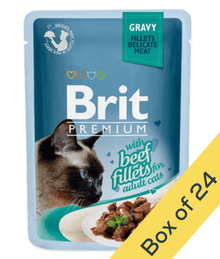 Brit Premium - Wet cat food with beef fillet 85g Cat Food