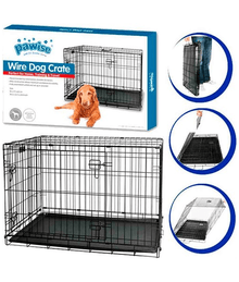 Pawise Metal Dog Cage S,M,L Crates Pens & Carriers