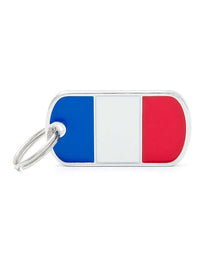 ID Tag - France Flag ID Tags