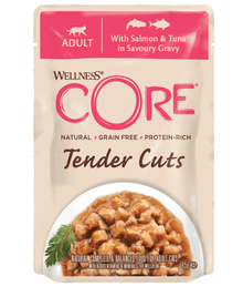 Wellness CORE Tender Cuts Salmon & Tuna in Savory Gravy 85g Cat Food