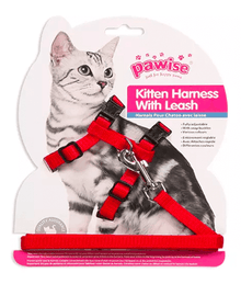 Pawise - Kitten Harness with Leash Leashes & Collars