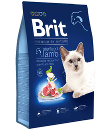 Brit Premium Sterilized Lamb 1.5 kg Cat Food