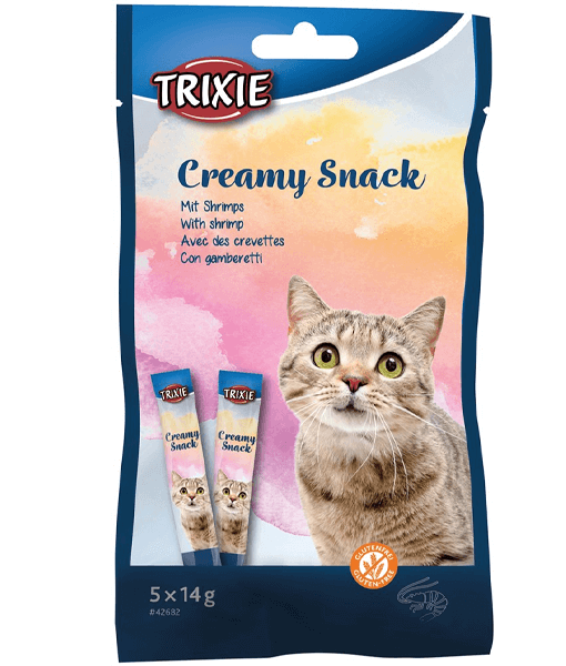 Trixie Creamy Snacks With Shrimp 5 × 14 g Trixie