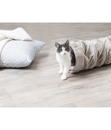 Trixie Play Tunnel Plush 22 × 60 cm Grey/Beige Cat Toys