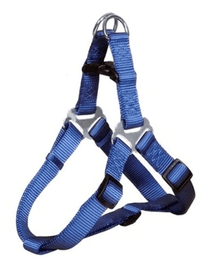 Trixie Premium One Touch Blue Harness For Dogs Leashes & Collars