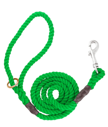 Outhwaites - Gun Dog Rope Lead Green Leashes & Collars