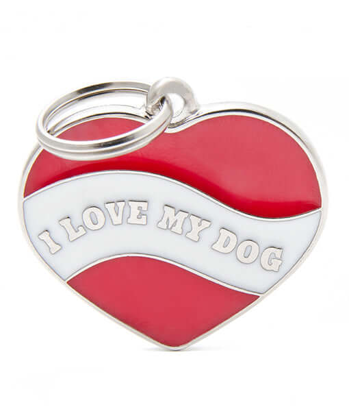 ID Tag - I love my dog ID Tags