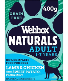 Webbox Naturals- Lamb And Chicken 400g Dog Food