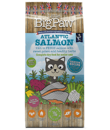 Little Big Paw - Atlantic Salmon Complete Dry Food for Senior Cats 1.5kg Cat Food