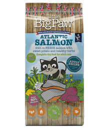 Little Big Paw - Atlantic Salmon Complete Dry Food for Adult Cats 1.5kg Cat Food