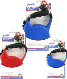 Pawise Retractable Dog Lead Blue Leashes & Collars